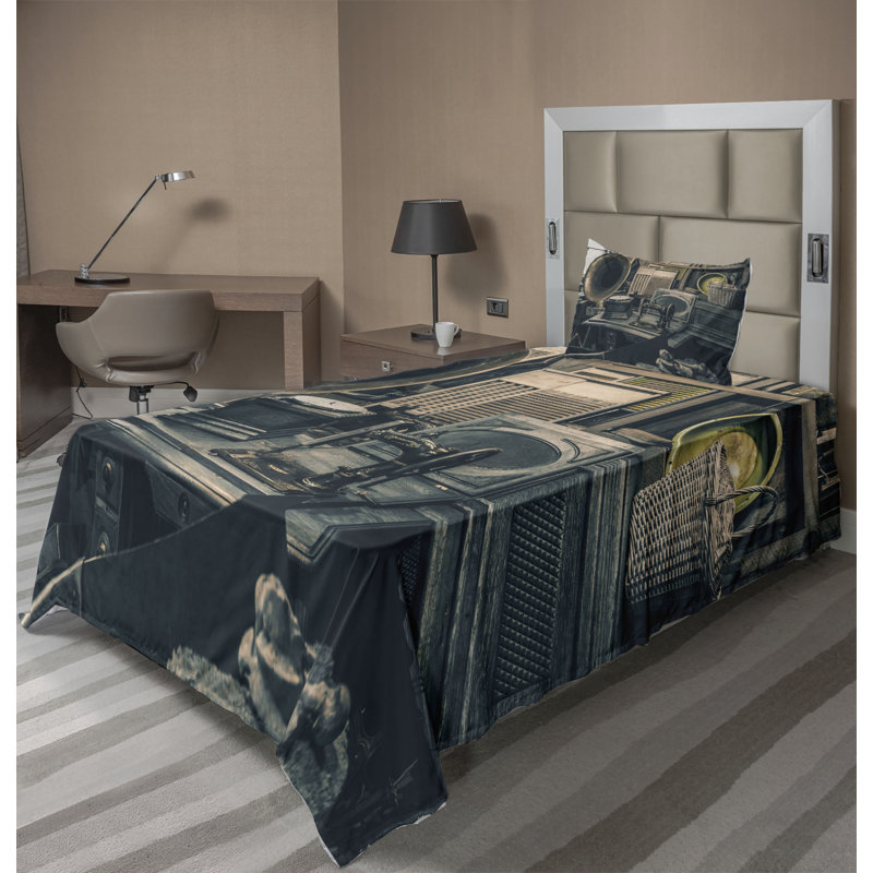 Microfiber Sheet Set, Twin Sheet Set + Fitted Sheet + 1 Pillowcase