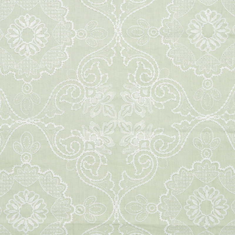 Whimsy Garden Linen Blend Fabric, Mint