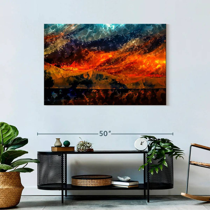 Avery Fiery Volcano, 30" H x 45" W