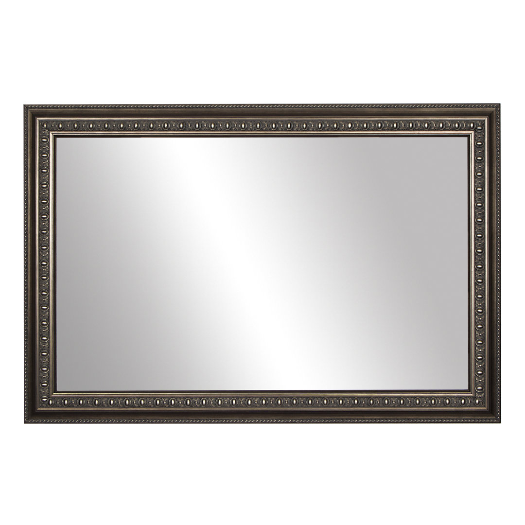 Anthonette Wood Framed Mirror with Safety Backing Ideal for Bathroom / Vanity Mirror Lark Manor™ 