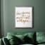 Toile encadrée de qualité supérieure «L Love You II» - prête à être accrochée-882776897-882776896