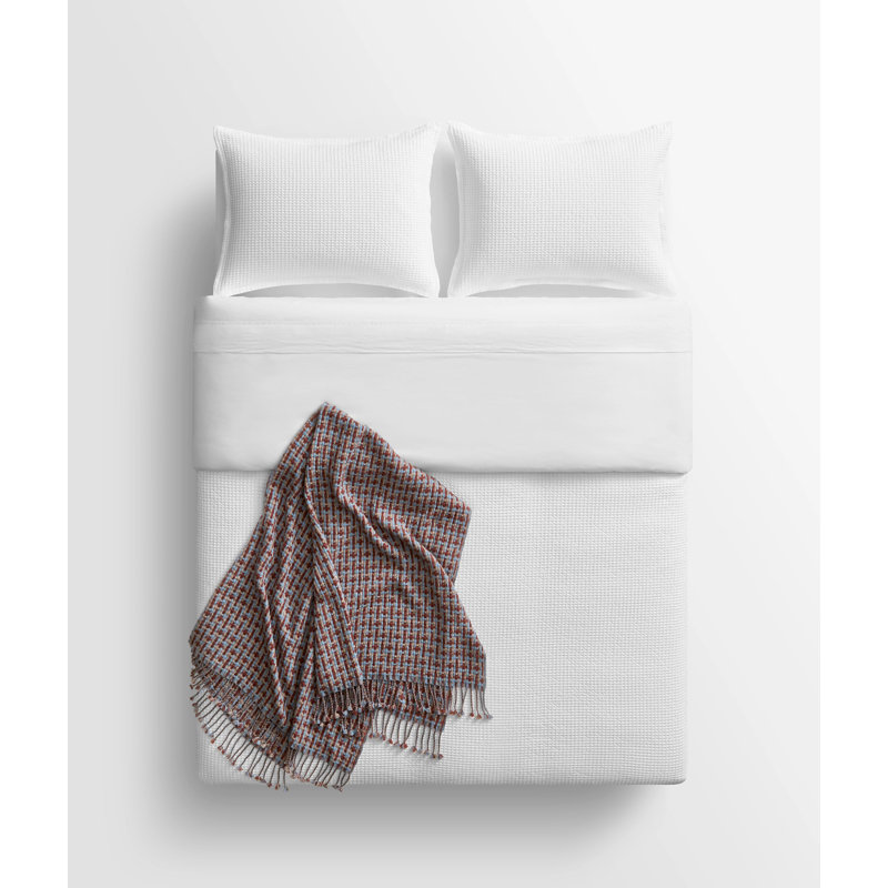 Chaperone Hand Woven Throw Blanket, Purple
