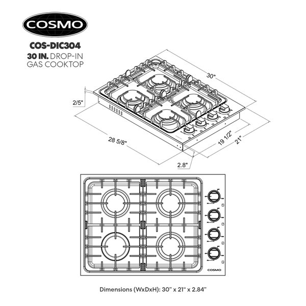 Dimensions du produit