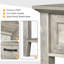 64.4906cm W Bedside Table