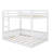 Full-Over-Full Wooden Bunk Bed Comes With A Ladder And Protective Safety Rails-668421116