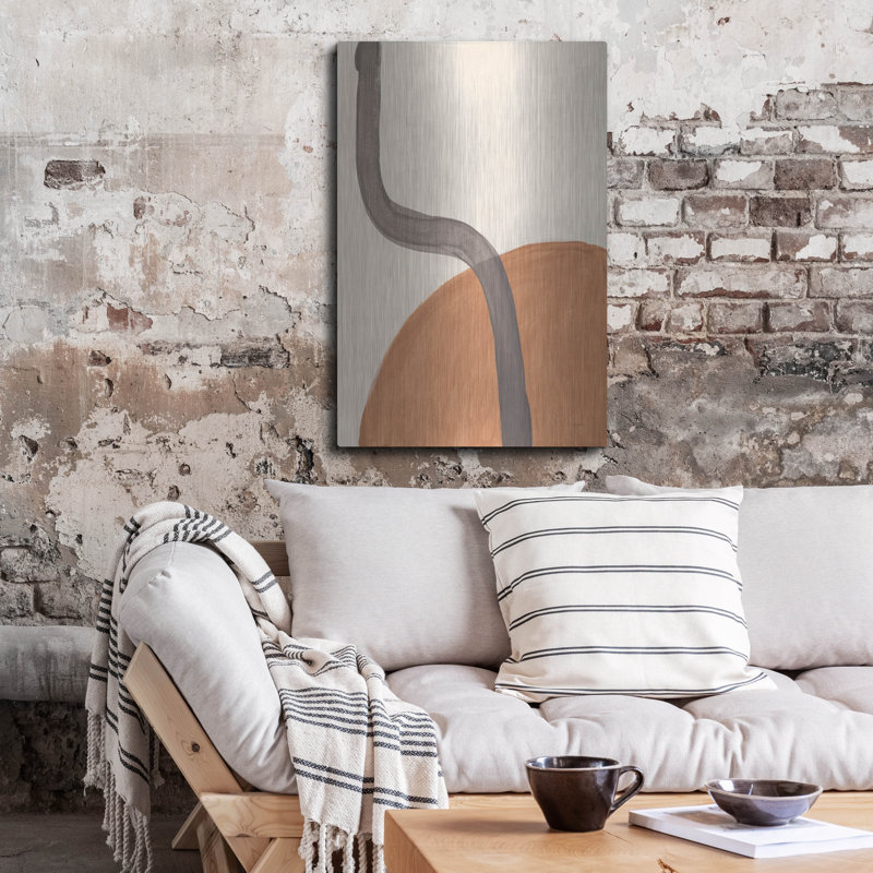«Sandy Balance 4» par Mary Urban, art mural en métal, H 36 po x l 24 po