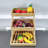 Bamboo Fruit Basket, 3 Tier Fruit Holder for Kitchen Countertop, Fruit Organizer for Kitchen Counter
