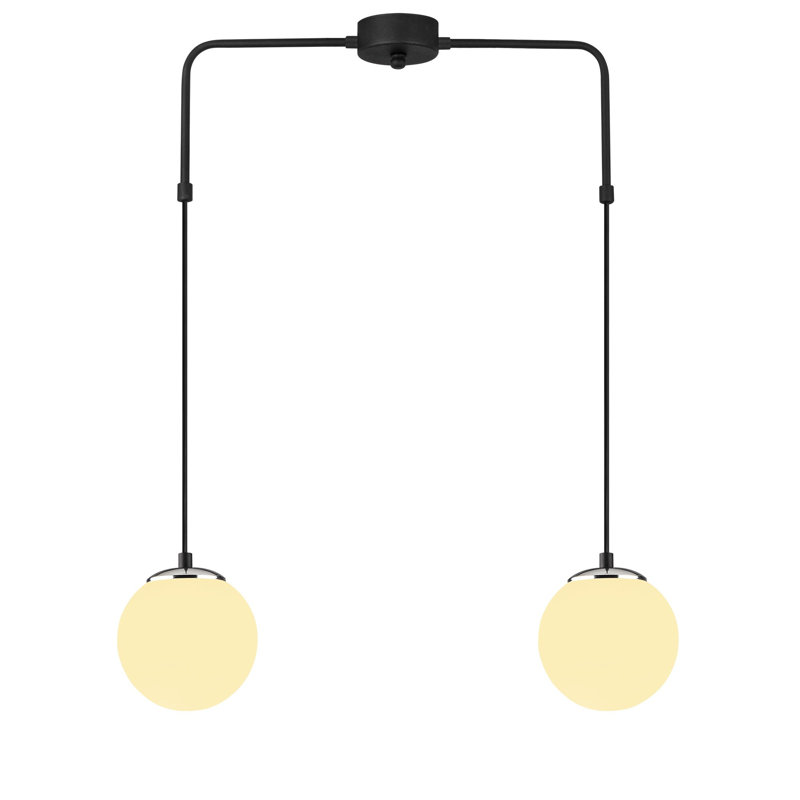 Shirley 2 - Light Black Sphere Pendant