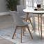 Ensemble de 2 chaises d'appoint en polypropylène