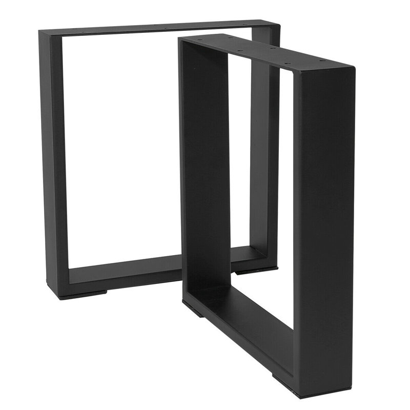 Pied de table Ericjames, H 16 po x l 15,75 po x P 3,13 po