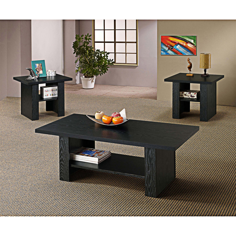 Wood Coffee Table Set
