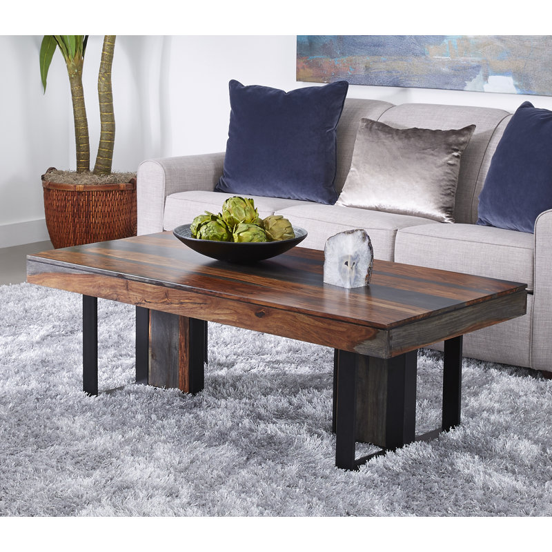 Omur Solid Wood Top Coffee Table
