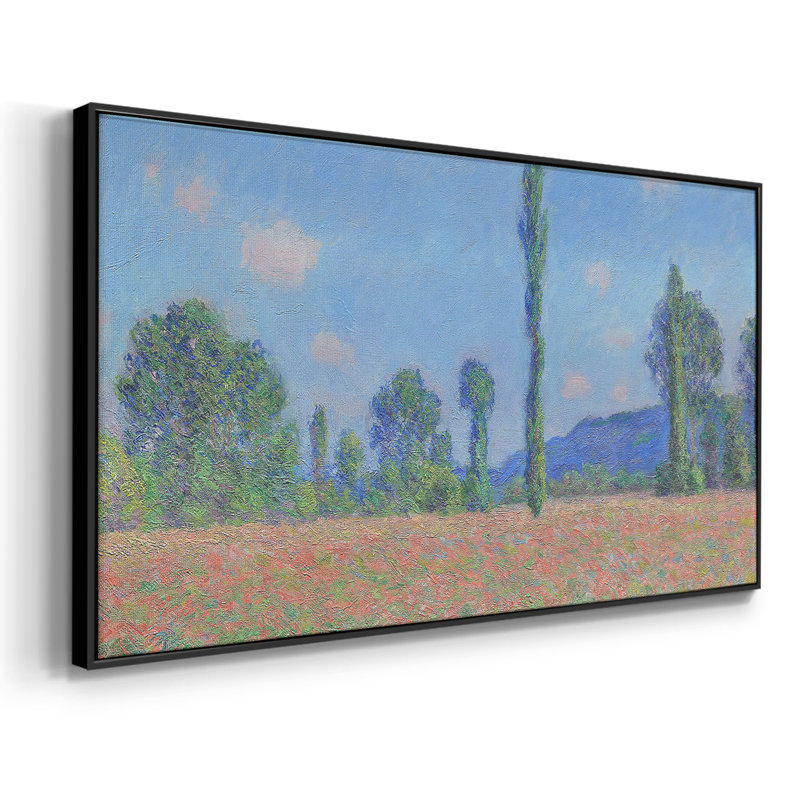 Paysage, série MCCL-II, toile tendue avec châssis, prête à être accrochée, H 21 po x l 41 po, Noir