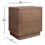 Table de chevet 2 tiroirs Mille-93177290