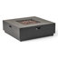 Square Iron Fire Pit 39'', 50000 , Modern Design Configuration, Dark Gray Finish, No Assembly 39'' With Captivating Design, Gray, Needed