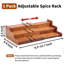 Freestanding Bamboo Spice Rack