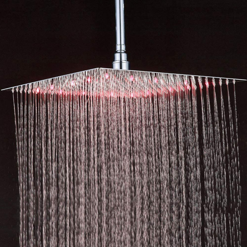 Pomme de douche à pluie double 2,5 GPM GPM