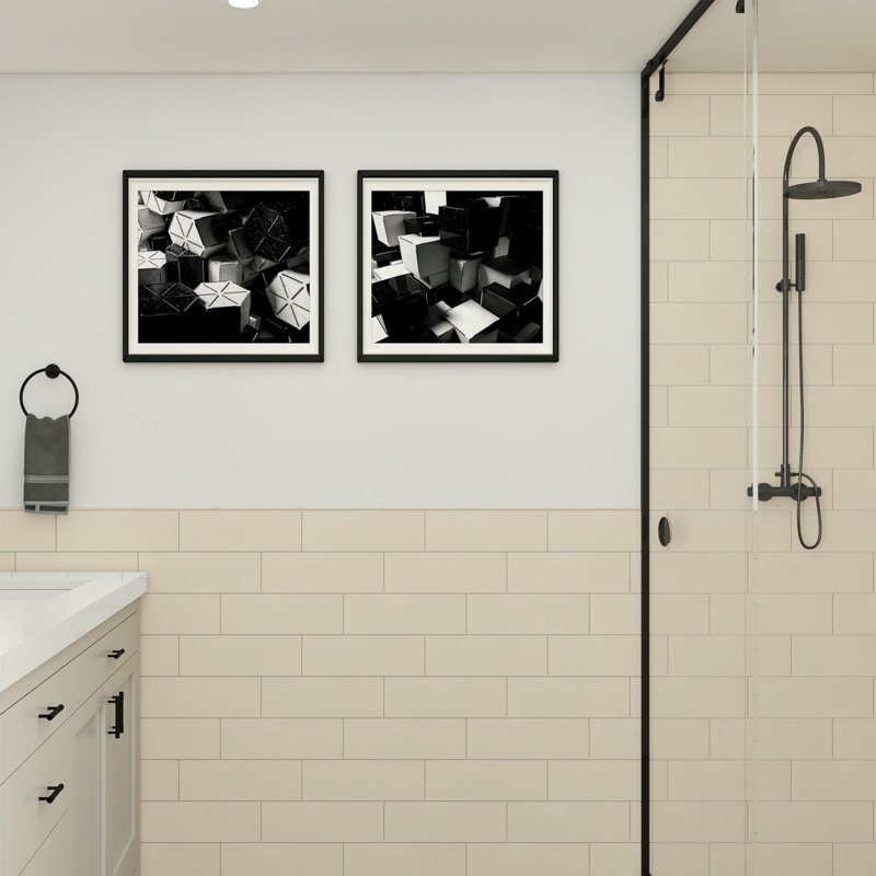 Winter Arlette Vision 8" x 24" Ceramic Wall Tile, Winter Arlette Vision