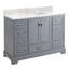 Quen 48" Freestanding Single Basin Vanity Set with Cabinet, Vanity Top-293540431-293161666-293161665