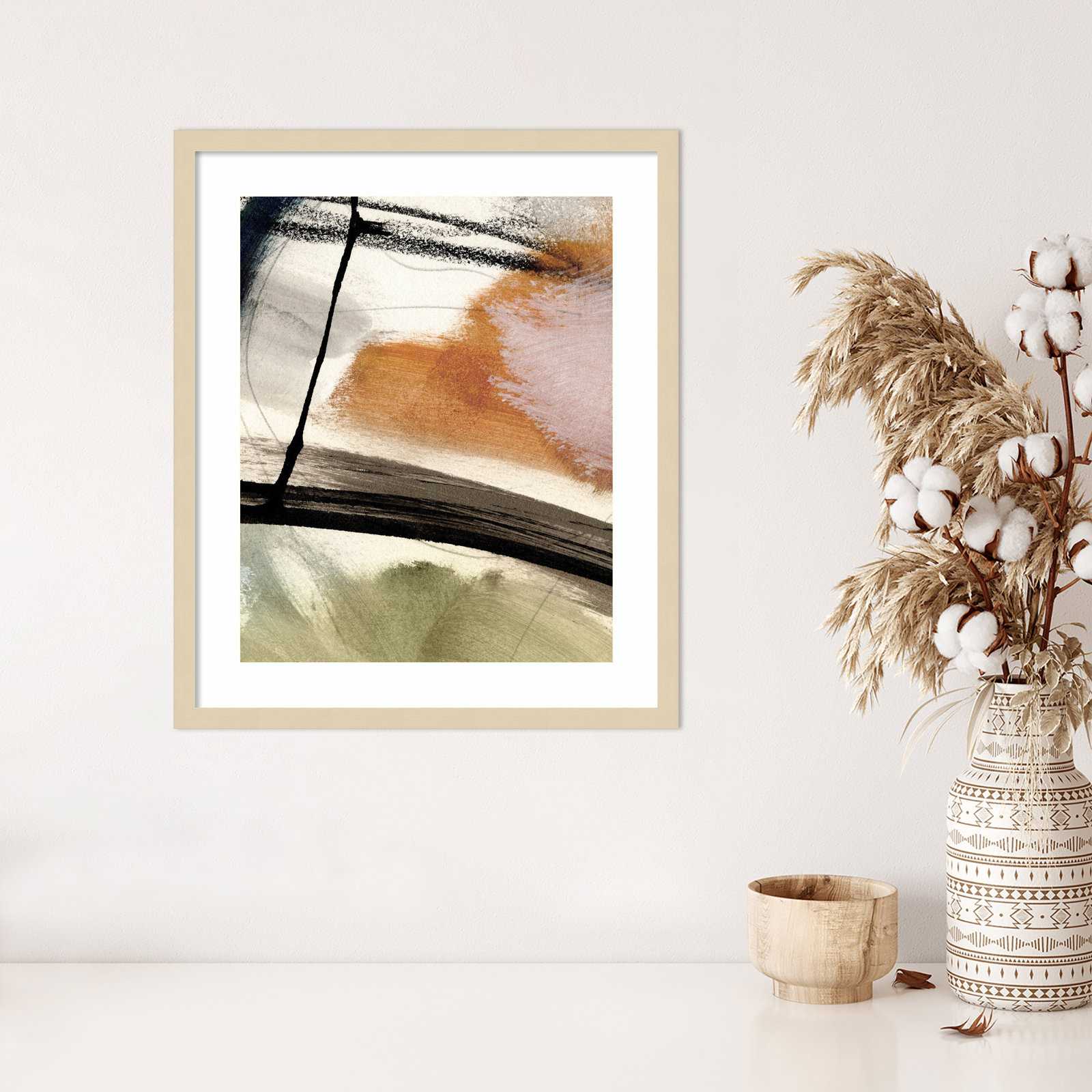 Light No 2 by Dan Hobday Wood Framed Wall Art Print, Brown, 25" H x 21" W