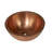Ambiente 17" Round Hammered Copper Sink – Bathroom Sink, Copper Vessel Sink, Drop-In Sink or Undermount Sink, Copper Vanity Sink, Handmade Copper Sink, Mexican Sinks 