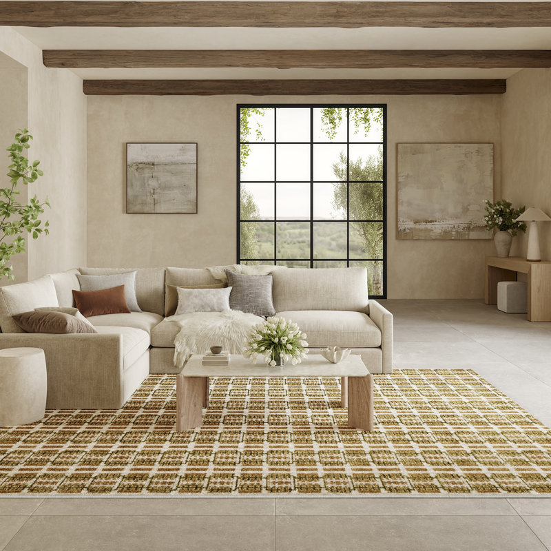 James Multicolor Modern Indoor Rug, Rectangle 8' x 10'