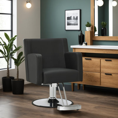 Fauteuil de coiffeur hydraulique pour coiffeur, fauteuil de coiffeur en similicuir