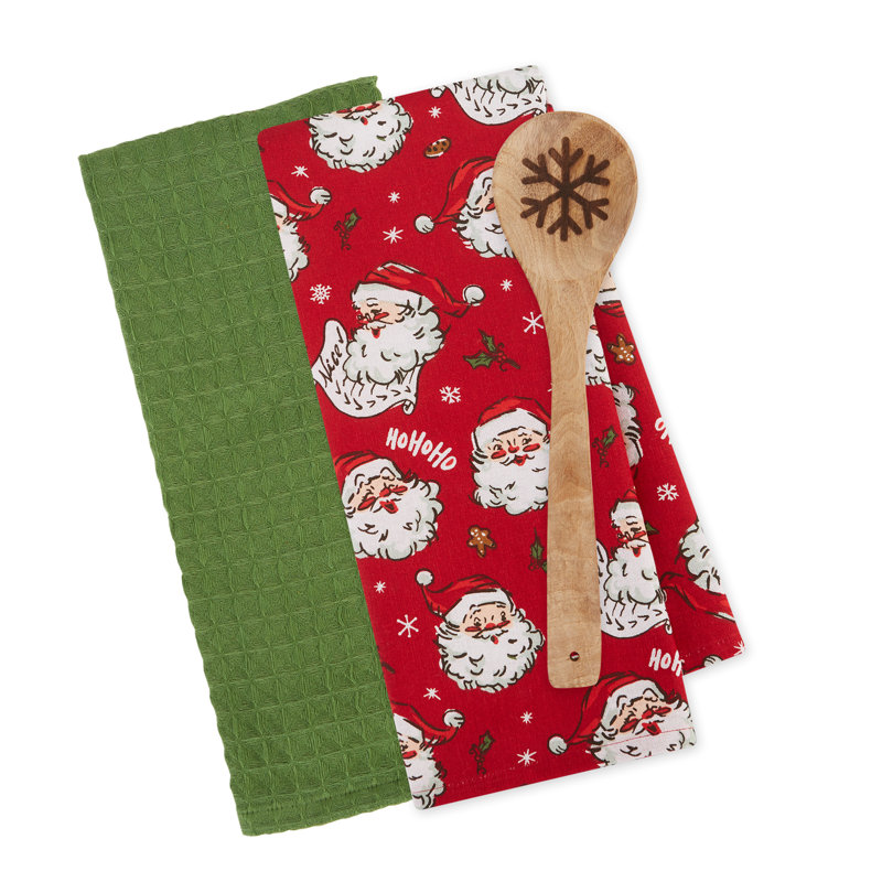 Design Imports Jolly Santa Kitchen Gift Set/5