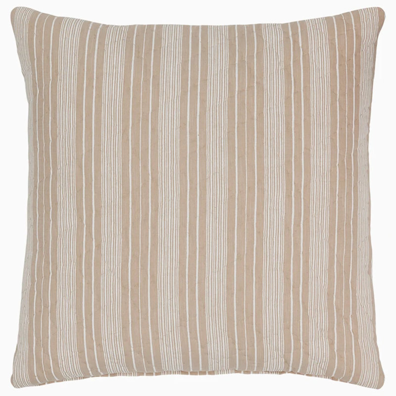 Darika Indigo - Euro, White Striped