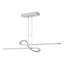 Switchback Kitchen Island Geometric LED Pendant-857044486