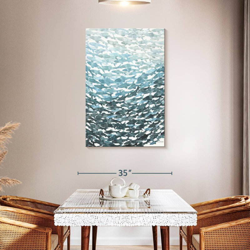 Brampt Deeper Blue, 45" H x 30" W