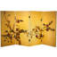 36" x 50.4" Bamboo Tree Double Sided Tree 4 Panel Room Divider-1289616839