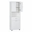 Grande armoire de salle de bain avec panier à linge-706294030