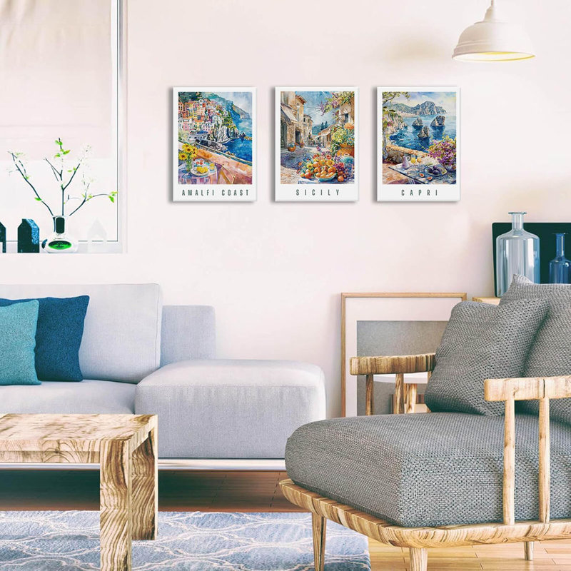 3 Piece Wrapped Canvas Print