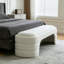 Banc de chambre rembourré sans accoudoirs de 64,96 po de largeur-1306313350