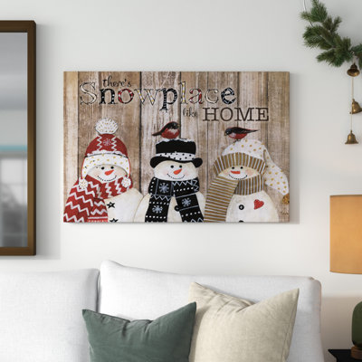 " Snowplace Like Home " Painting Print