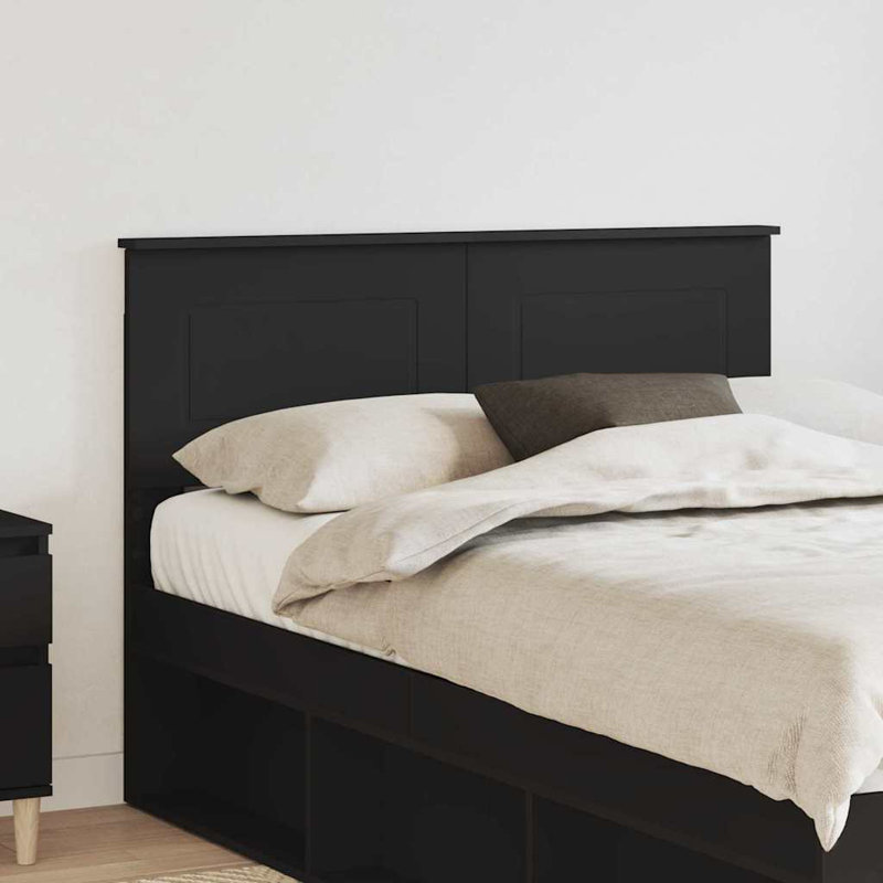 Headboard, EU Double - 135 x 200 cm, Black Oak