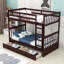 Lit superposé simple en bois 2 tiroirs-1565840213