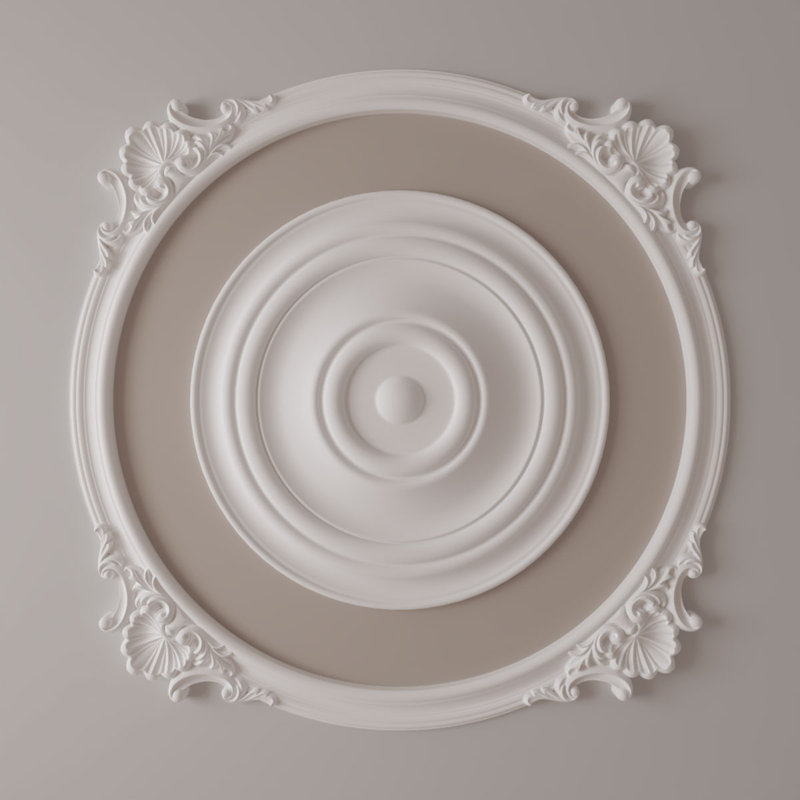 Shell Ceiling Ring Kit, 50'' H x 50'' W, 4-pack (Makes a Complete Circle)
