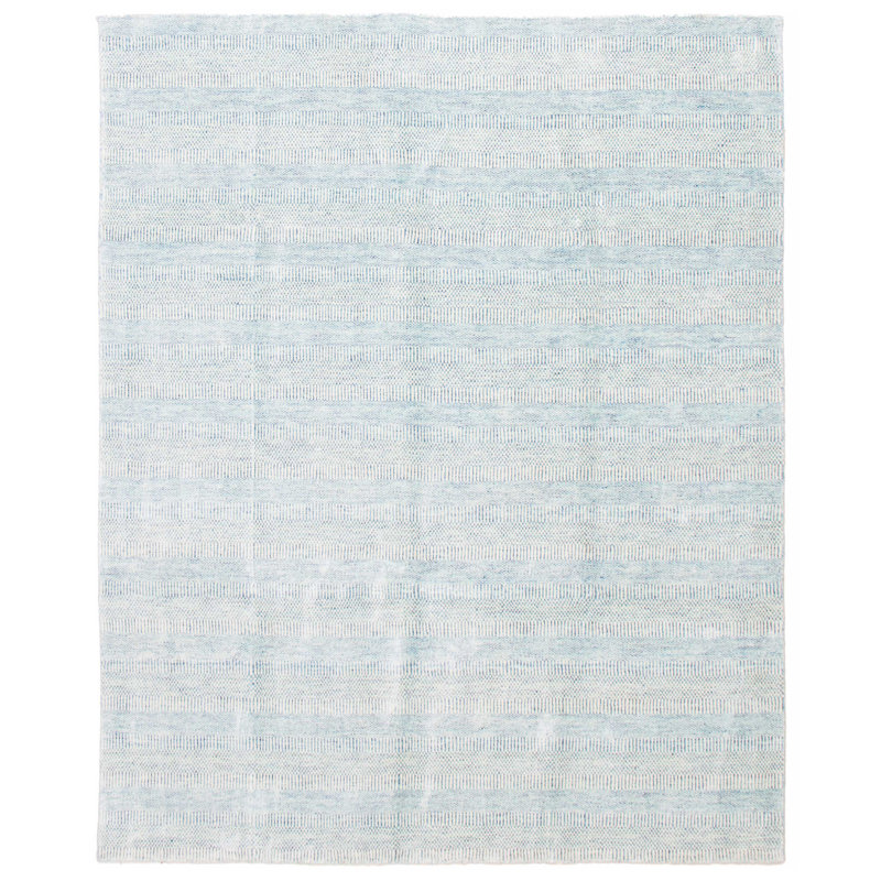 Tapis bleu nouvel âge 8 pi 1 po x 10 pi 1 po Hildegard
