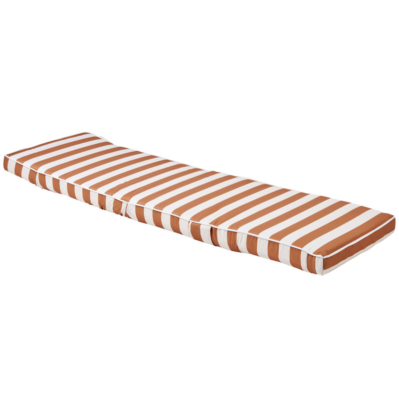 La chaise longue: Rayures Tierra Clay, Terre cuite