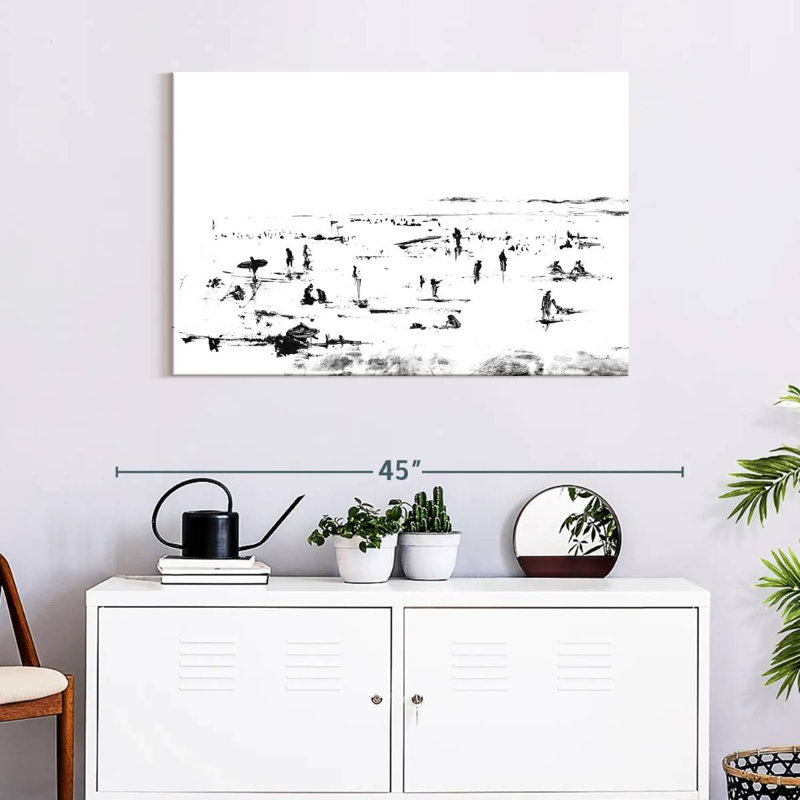 Avery Beach People, 24" H x 36" W
