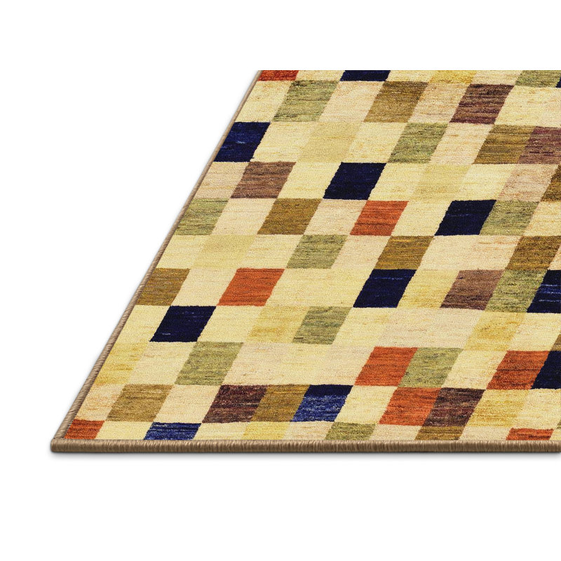 Abstract Indoor Rug, Rectangle 2' x 5'