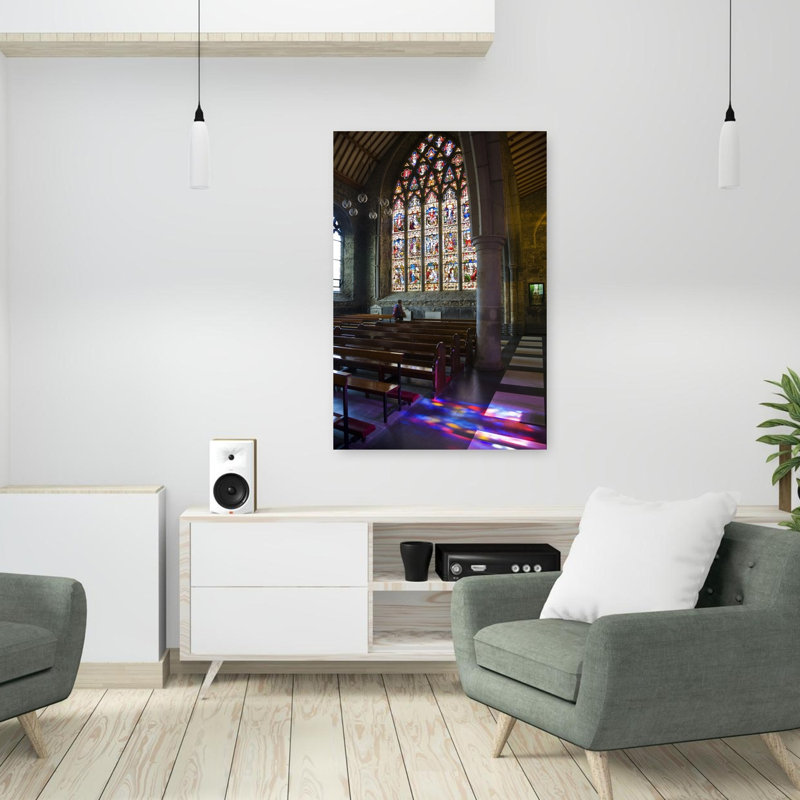 Stained Glass Dominican Black Friary Kilkenny City Ireland by George Munday - Wrapped Canvas Print, 91.44 cm H x 60.96 cm W