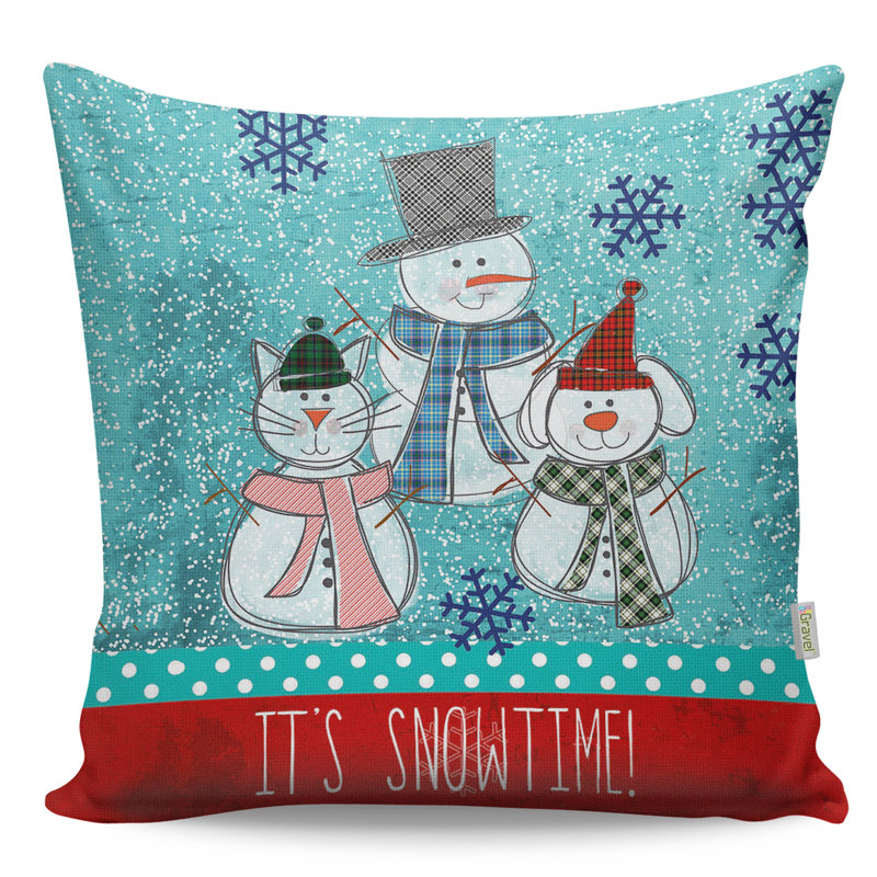 Premium Washable Cushion, 17.0 x 17.0 Inches, 50% Cotton / 50% Polyester, Silicone Filling, Concealed Zip | Soft, Comfortable & Ironable | Perfect for Home Decor, Living Room & Bedroom Accents