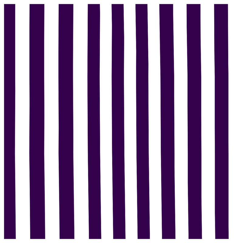 Purple White Stripes Duvet Covers, Lit simple