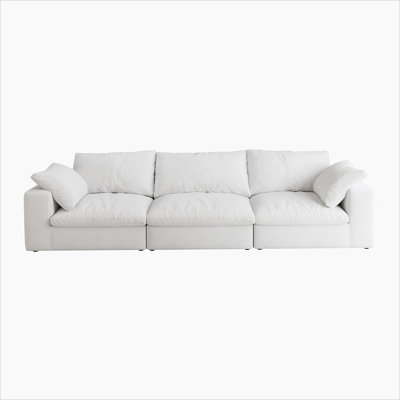 Oversized Cloud Modular Sectional Sofa120 Down Filled Comfort 3Seater Sofa Couch