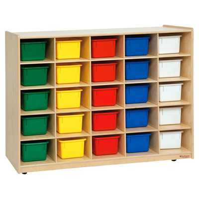 Natural Environments 25 Compartment Manufactured Wood Cubby