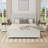 2-Drawer Farmhouse Nightstand With Power Outlet