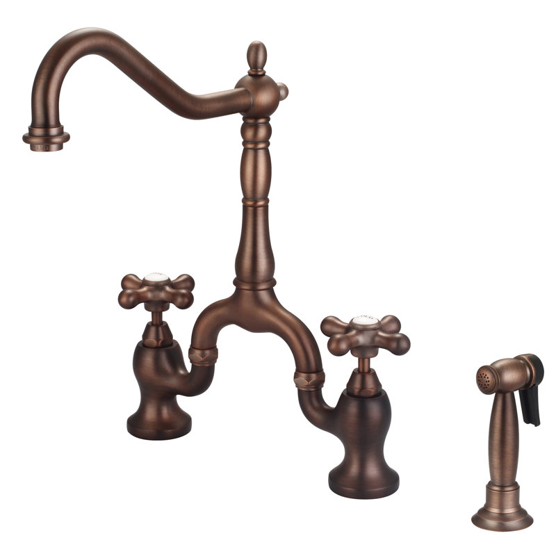 Barclay Carlton Kitchen Faucet with Side Spray, Oil Rubbed Bronze
